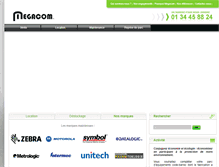 Tablet Screenshot of megacom.fr